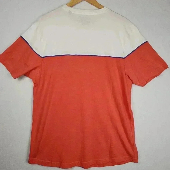 Soul of London Men's Tee Shirt XL Coral White With‎ Blue Pocket - Picture 10 of 16